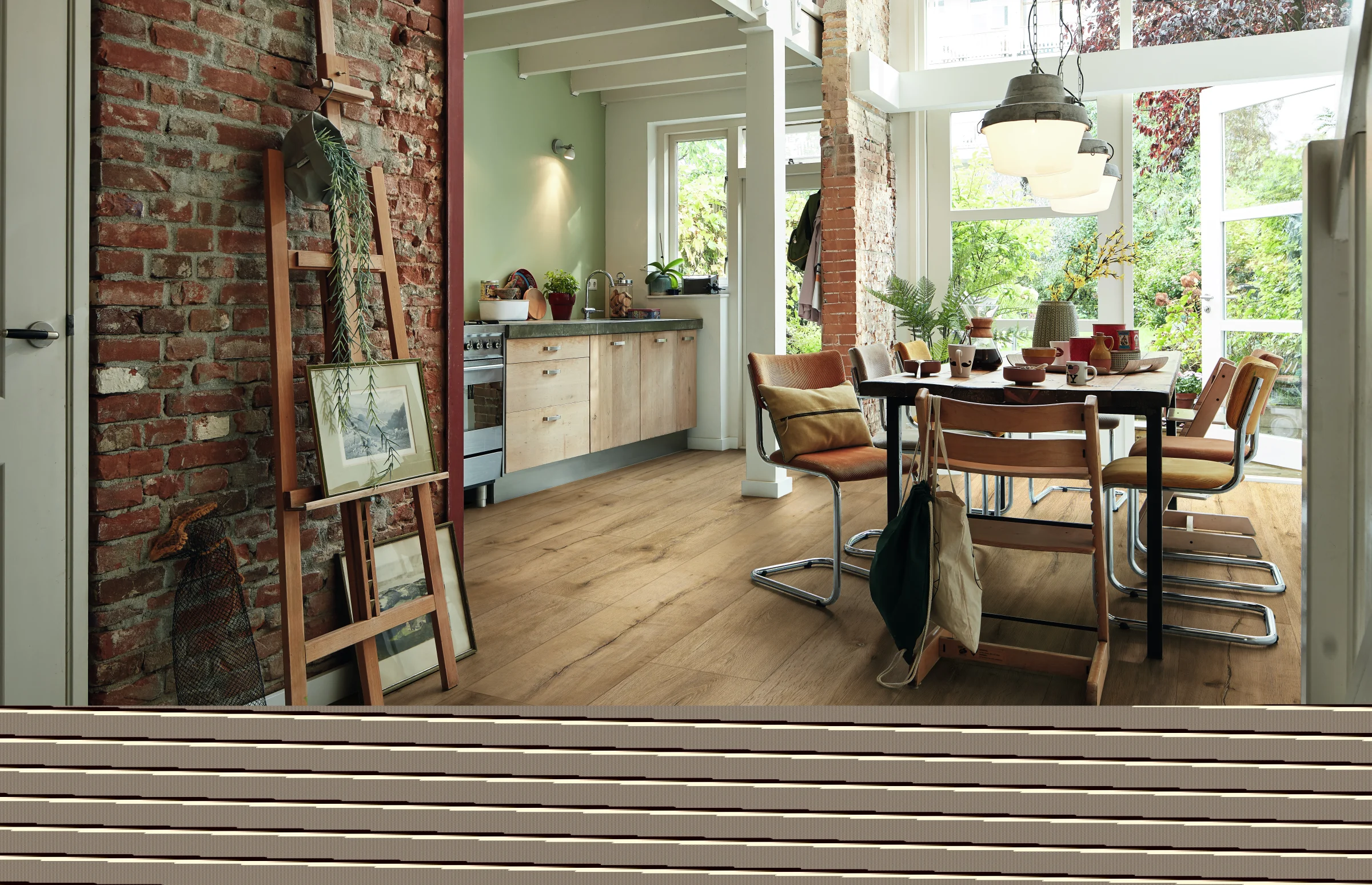 Ambiente instalado de Wild Oak 7452 MEISTER