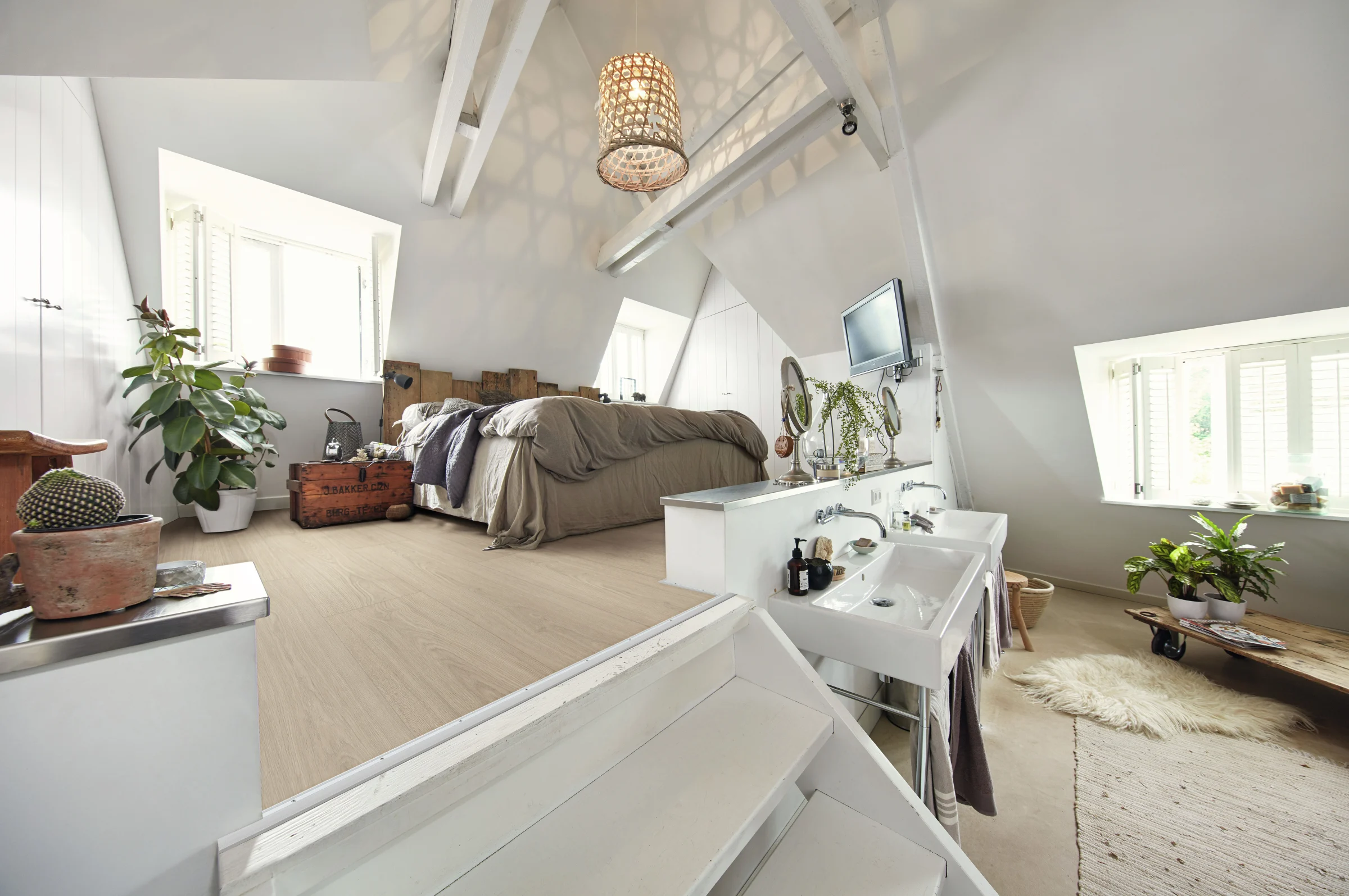 Ambiente instalado de Harmony Oak 7453 MEISTER