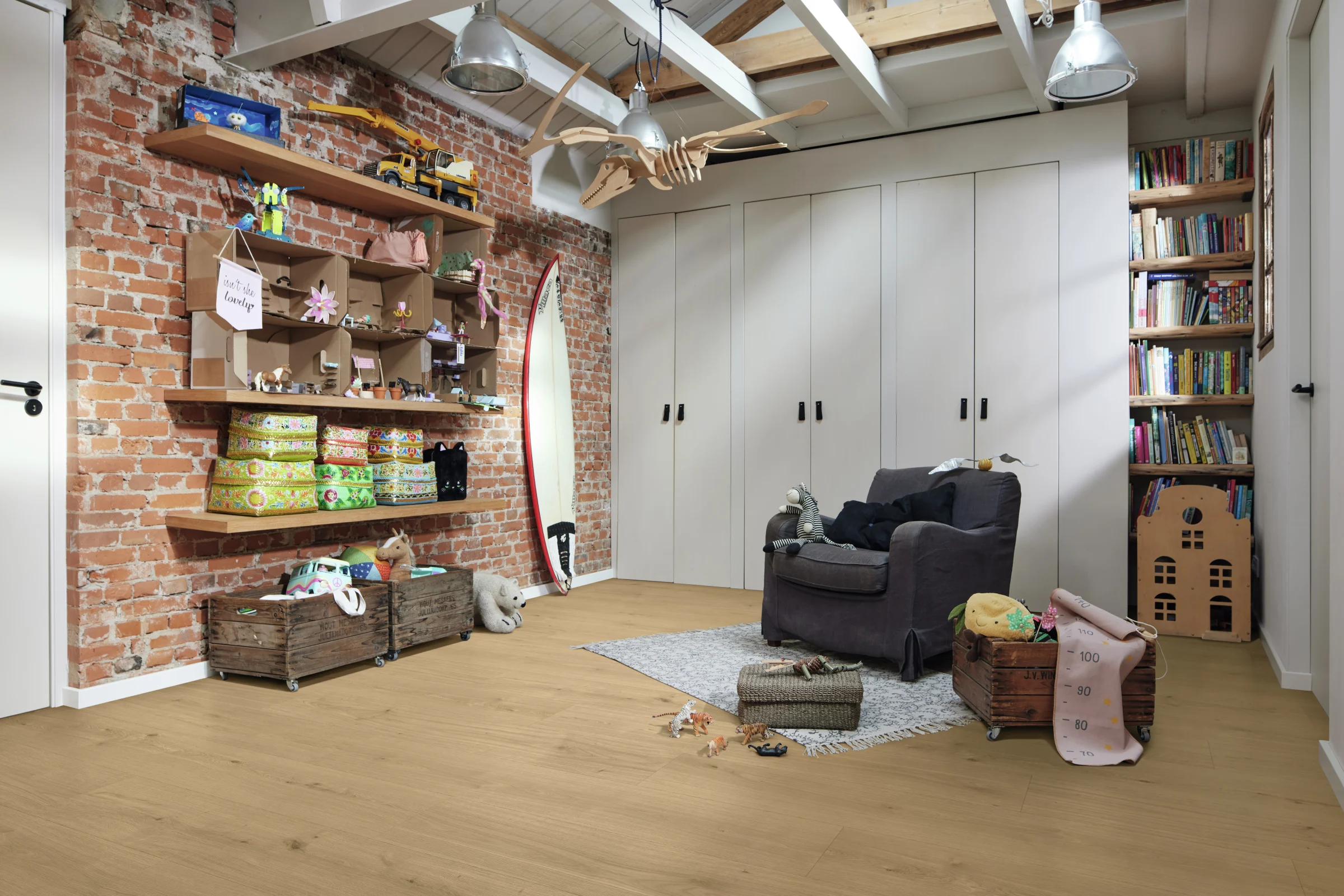 Ambiente instalado de Lakewood Oak natural 7456 MEISTER