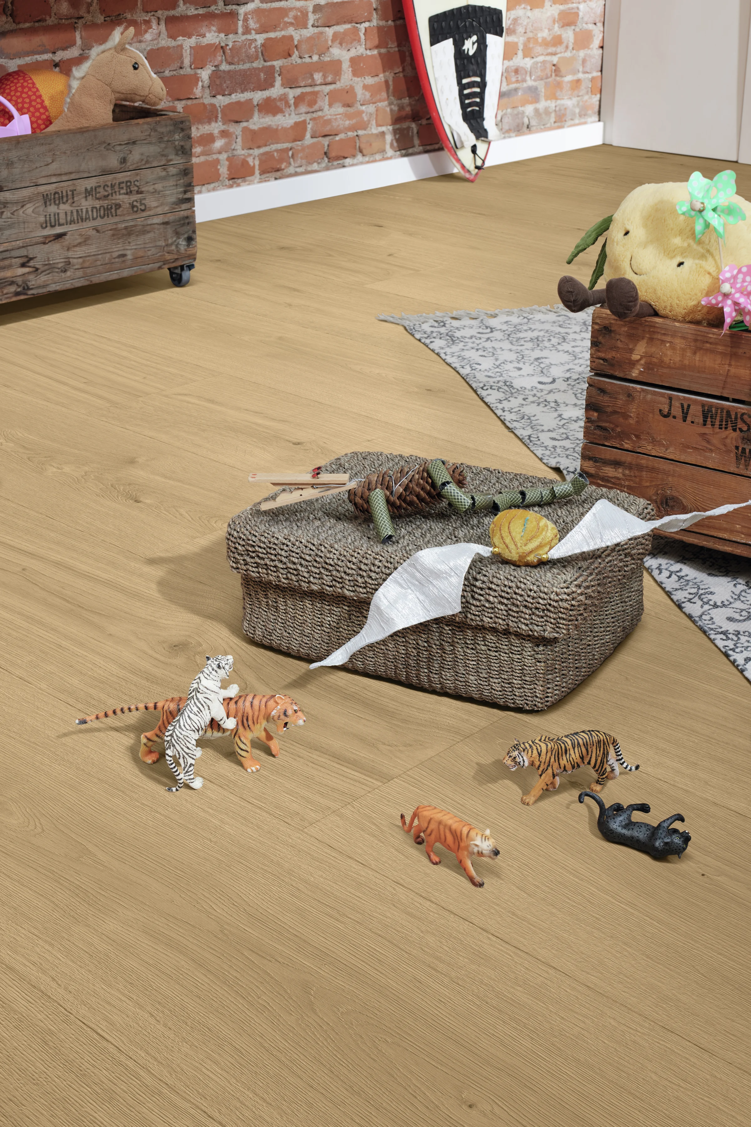 Detalle del acabado de Lakewood Oak natural 7456 MEISTER