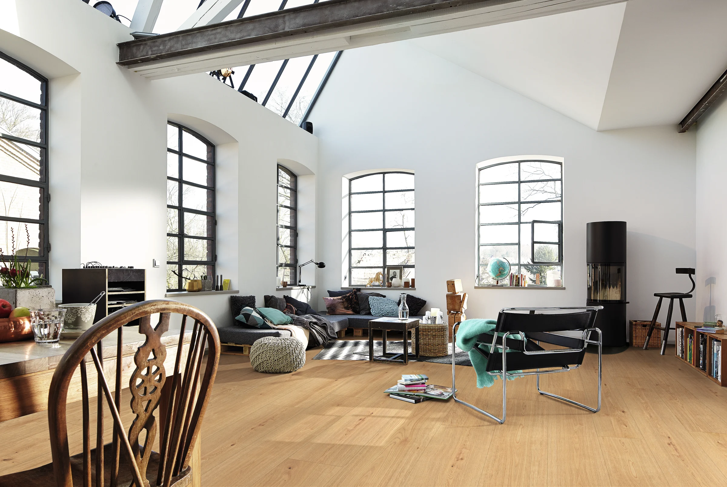 Ambiente instalado de Lakewood Oak 7457 MEISTER