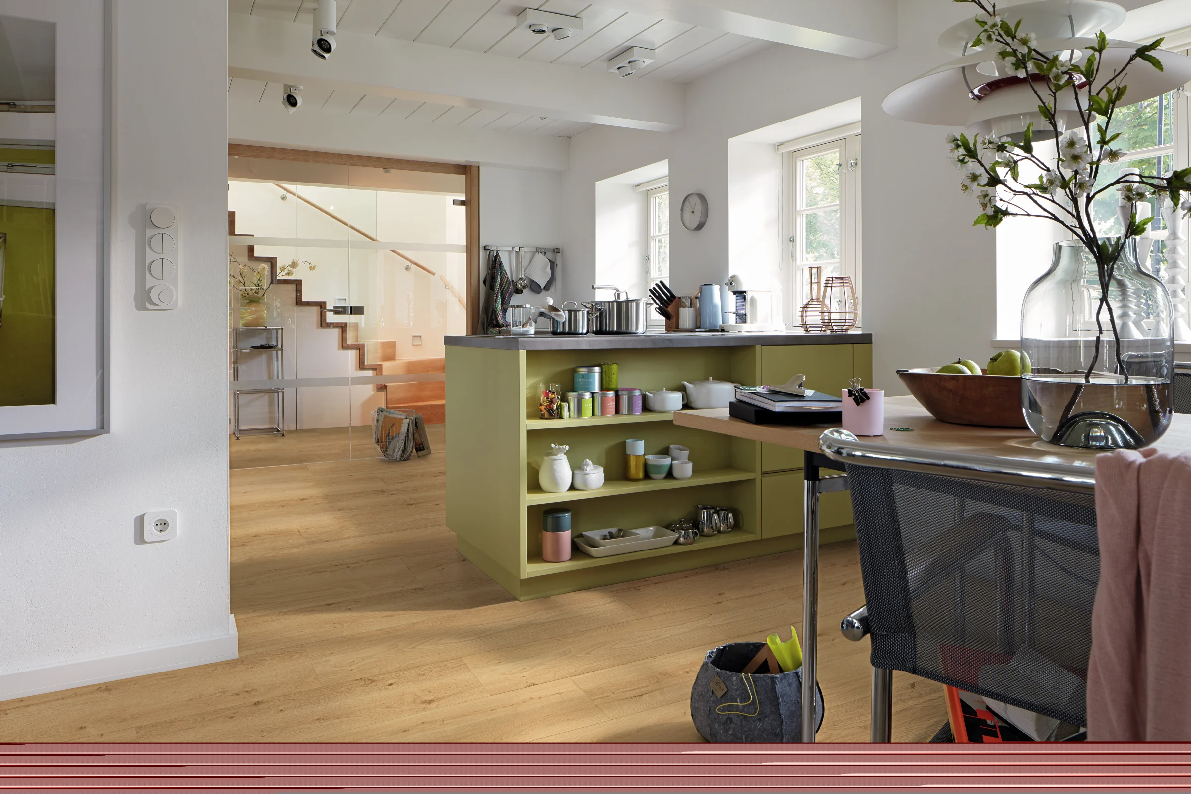 Ambiente instalado de Earth Oak 7450 MEISTER