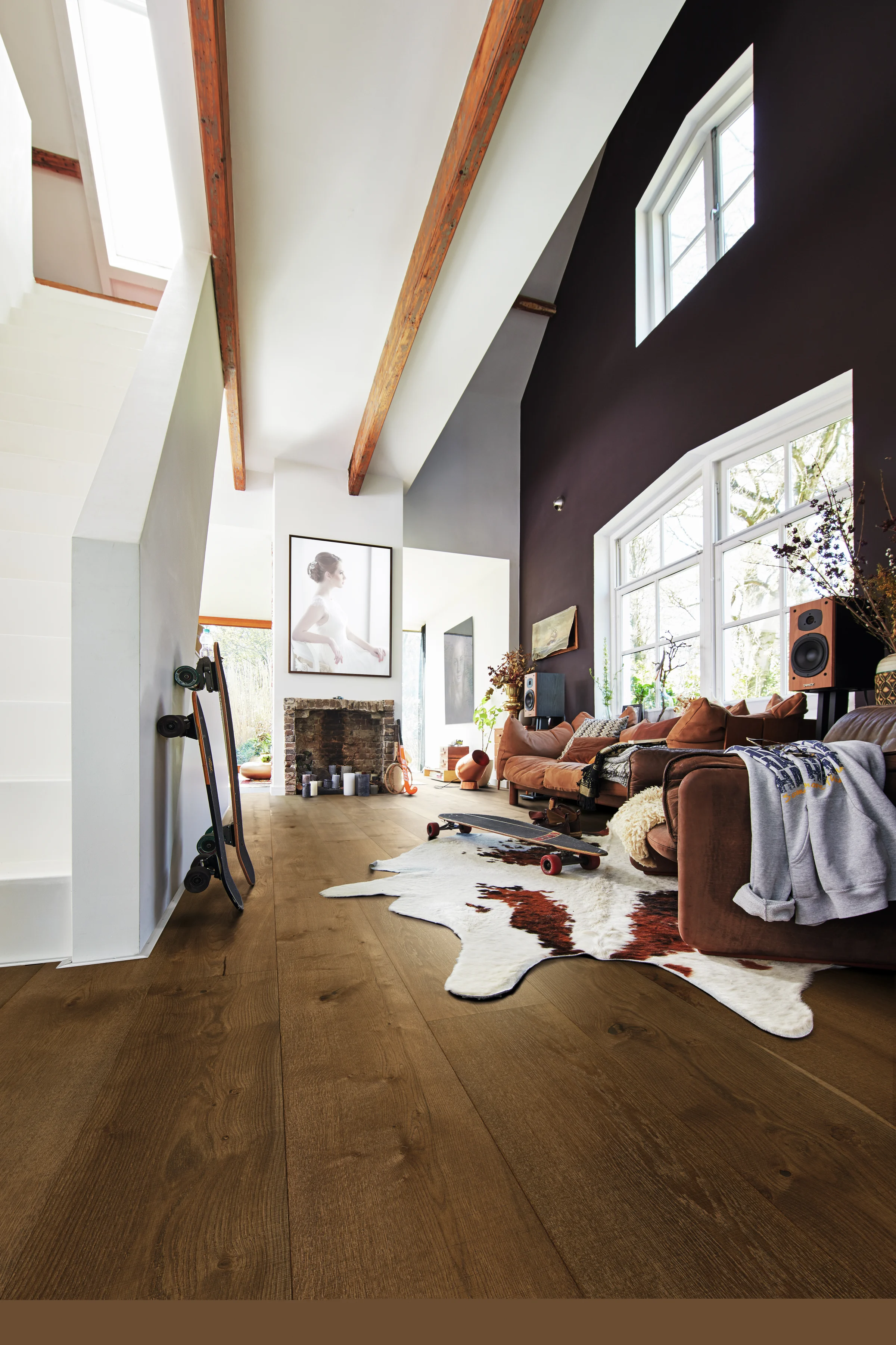 Ambiente instalado de Roble auténtico gris oliva 8903 MEISTER