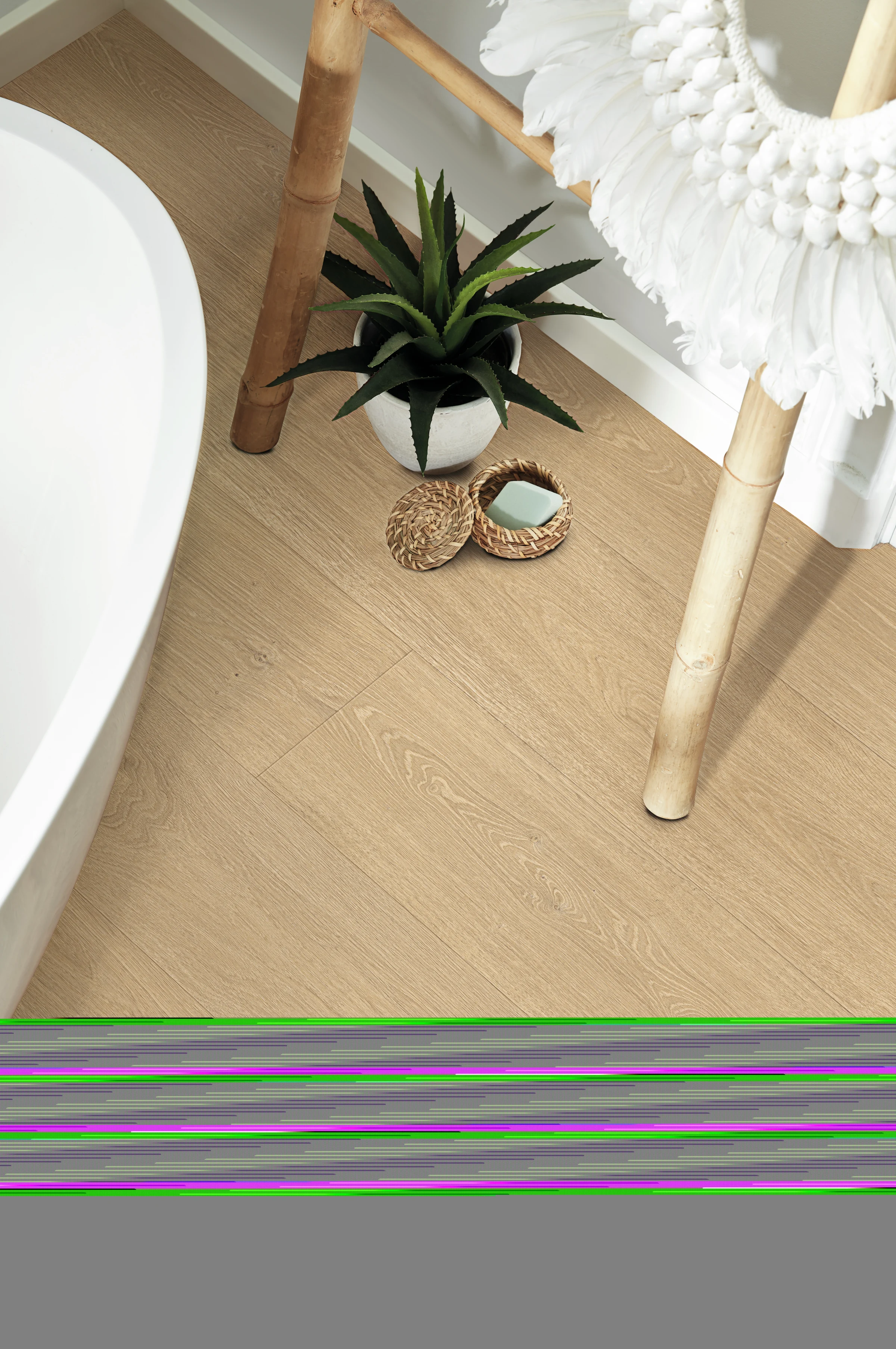 Detalle del acabado de Roble valle claro 7144 MEISTER en Las Palmas
