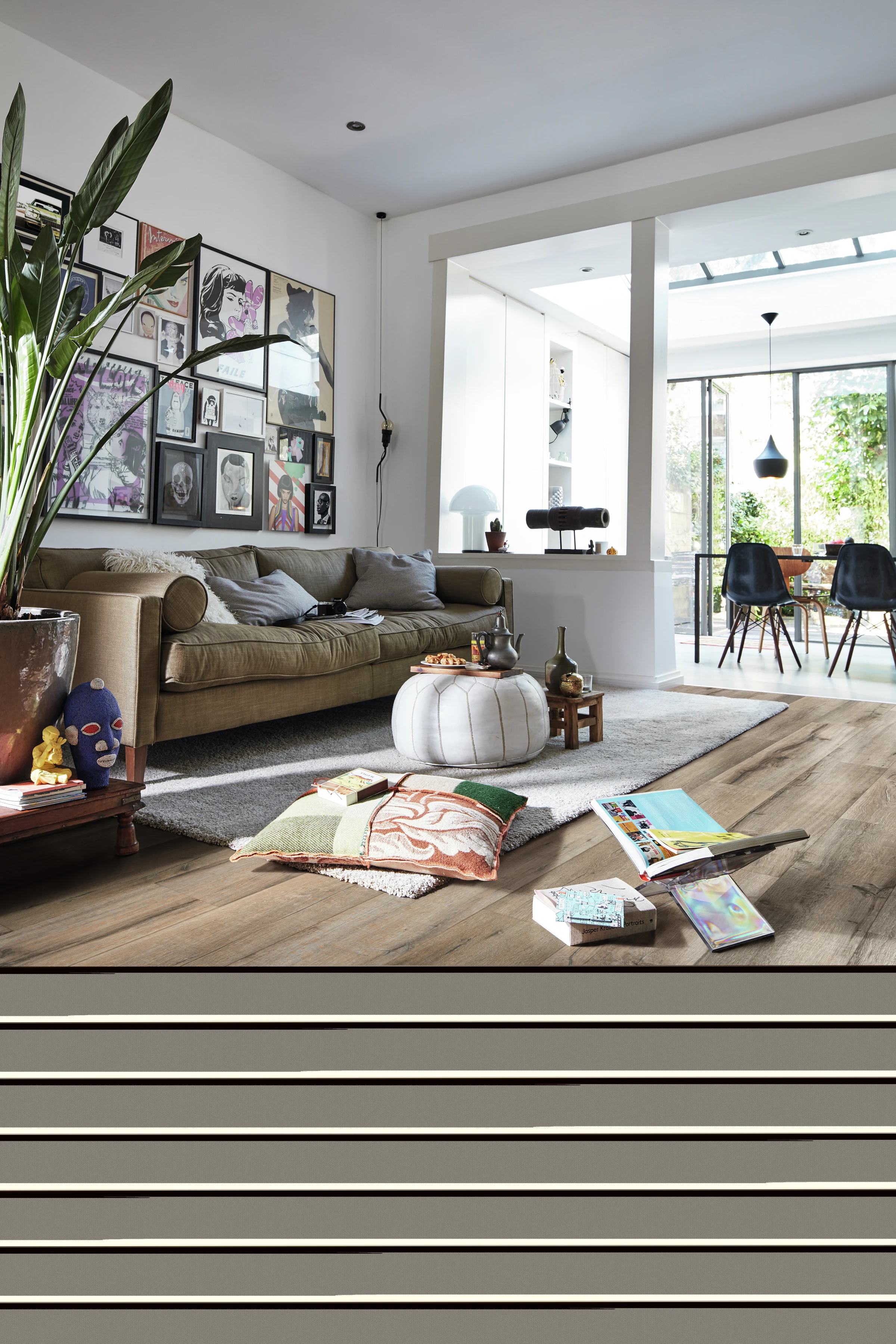 Ambiente instalado de Roble madera vieja gris barro 6986 MEISTER