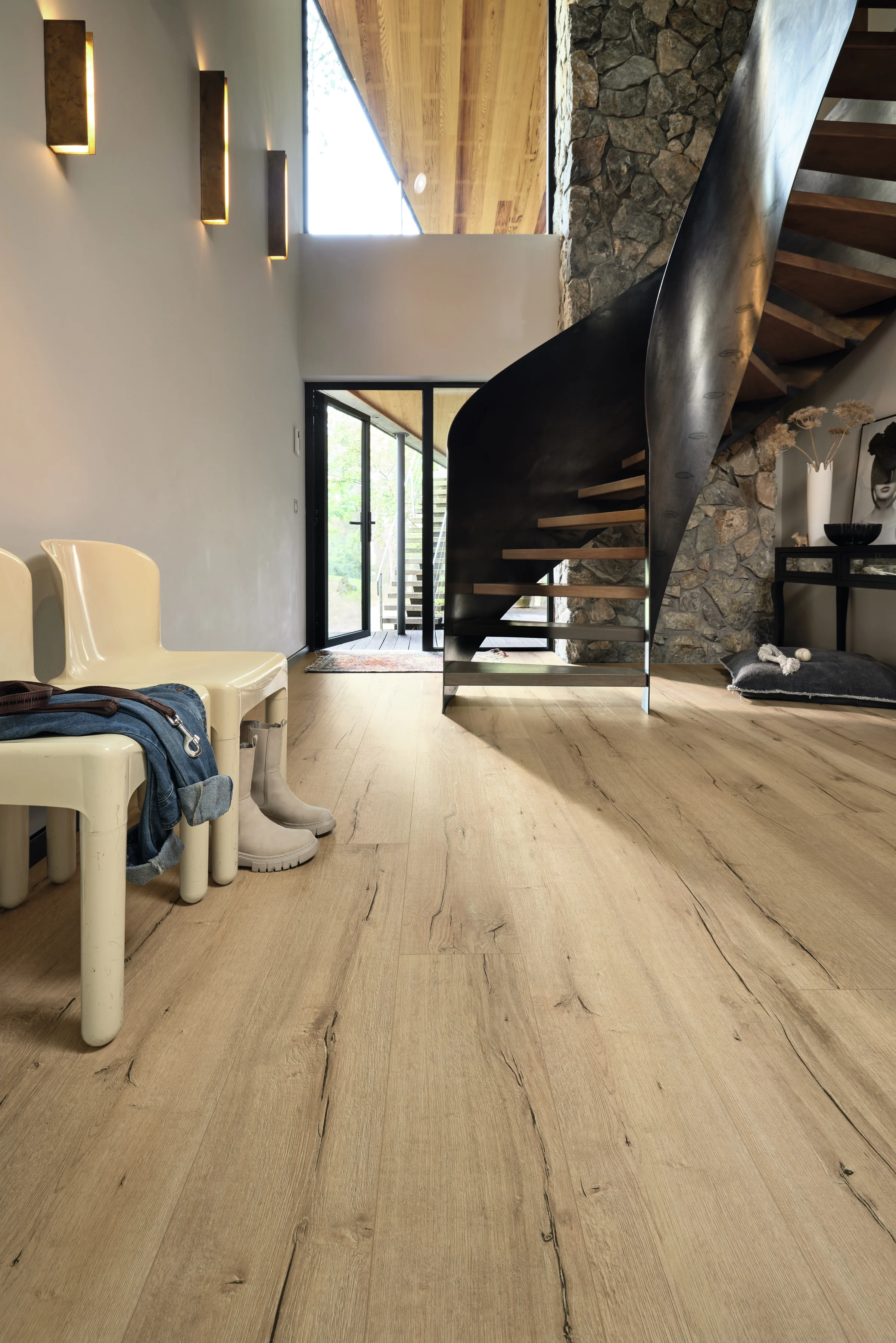 Ambiente instalado de Roble madera vieja claro 7139 MEISTER