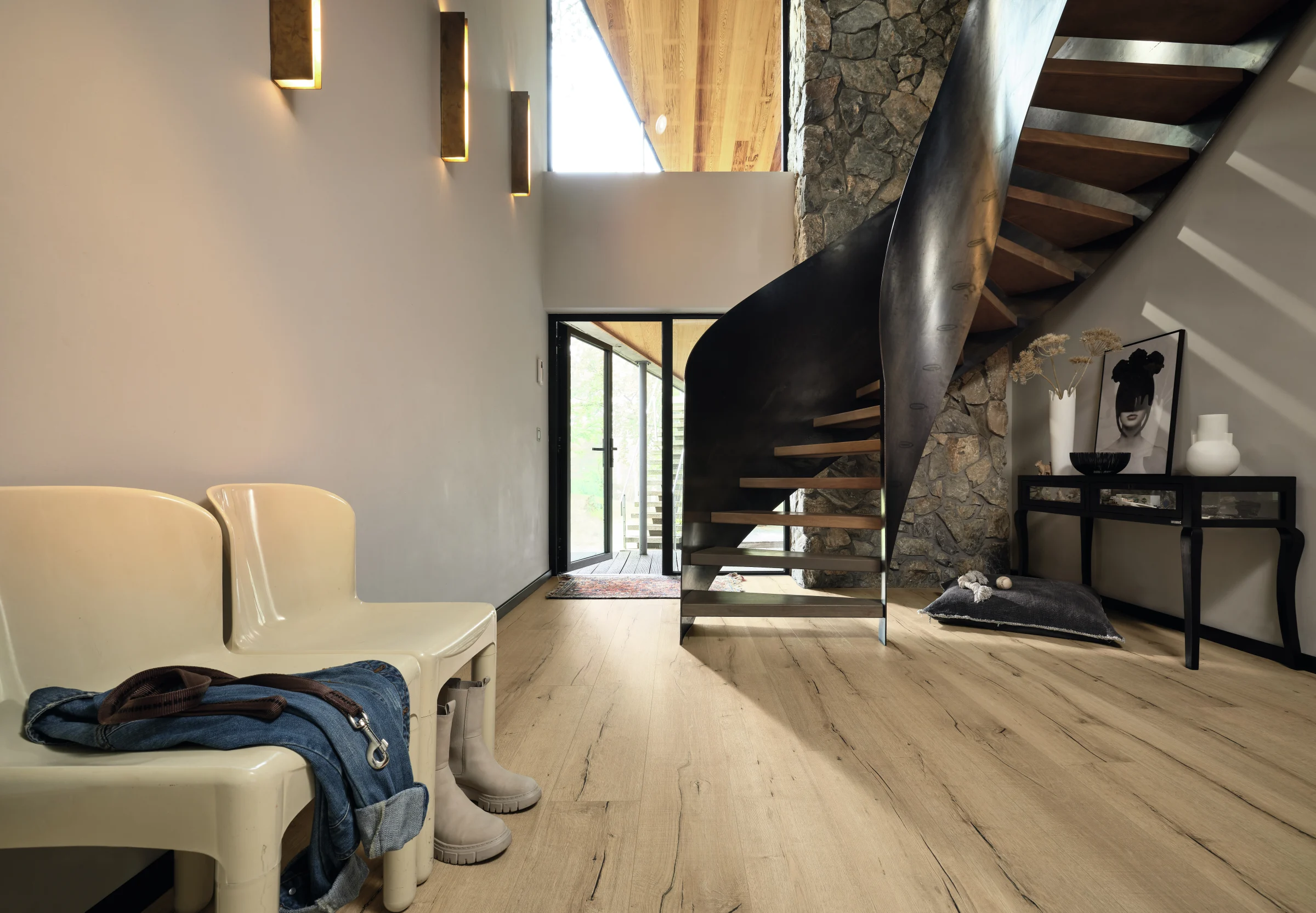 Ambiente instalado de Roble madera vieja claro 7139 MEISTER
