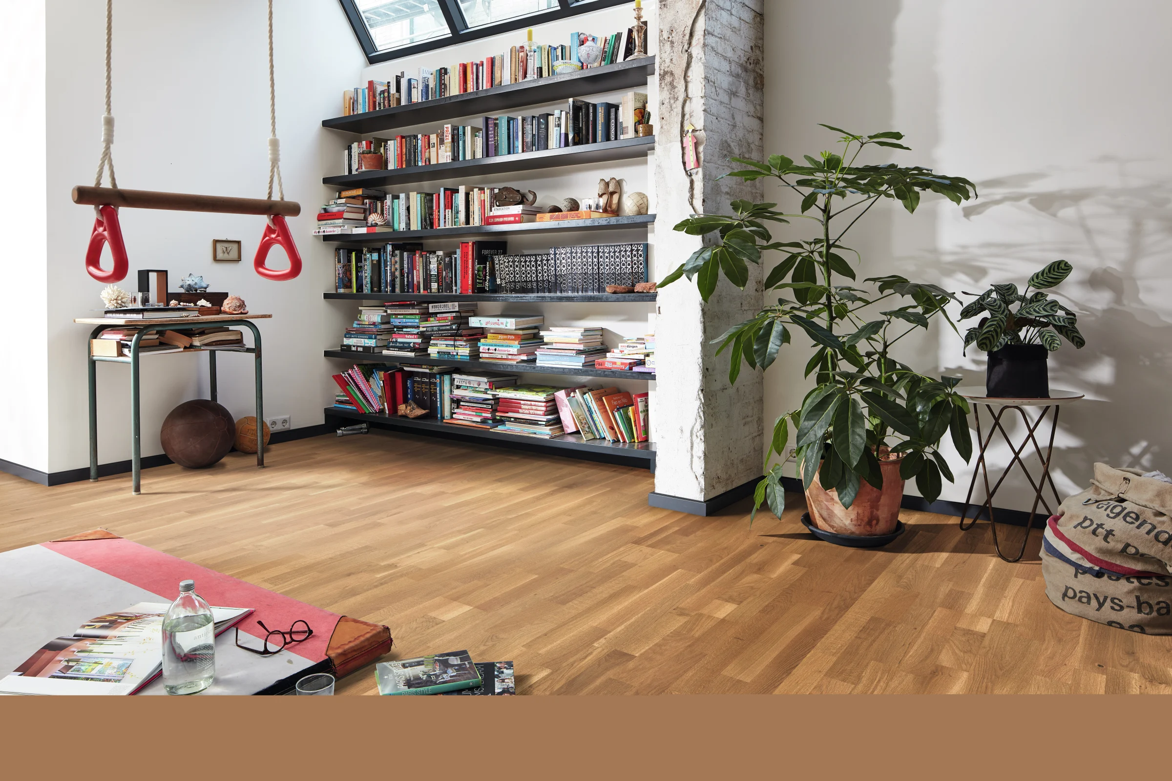 Ambiente instalado de Roble vivo aspecto ahumado 9039 MEISTER