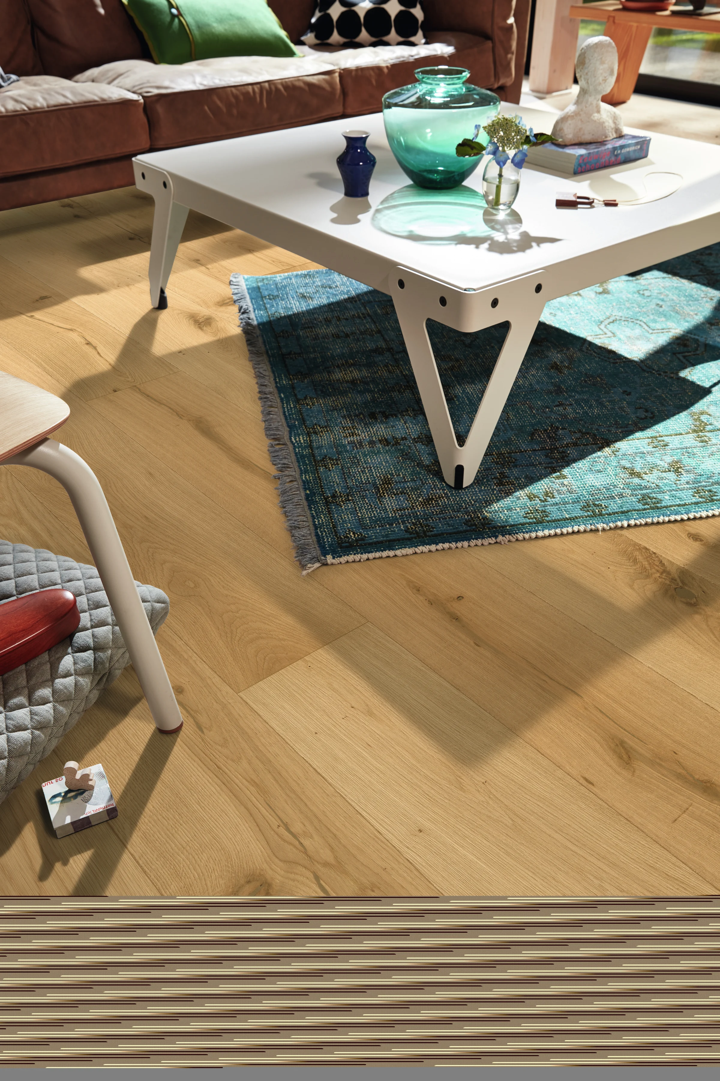 Detalle del acabado de Roble auténtico 9011 MEISTER