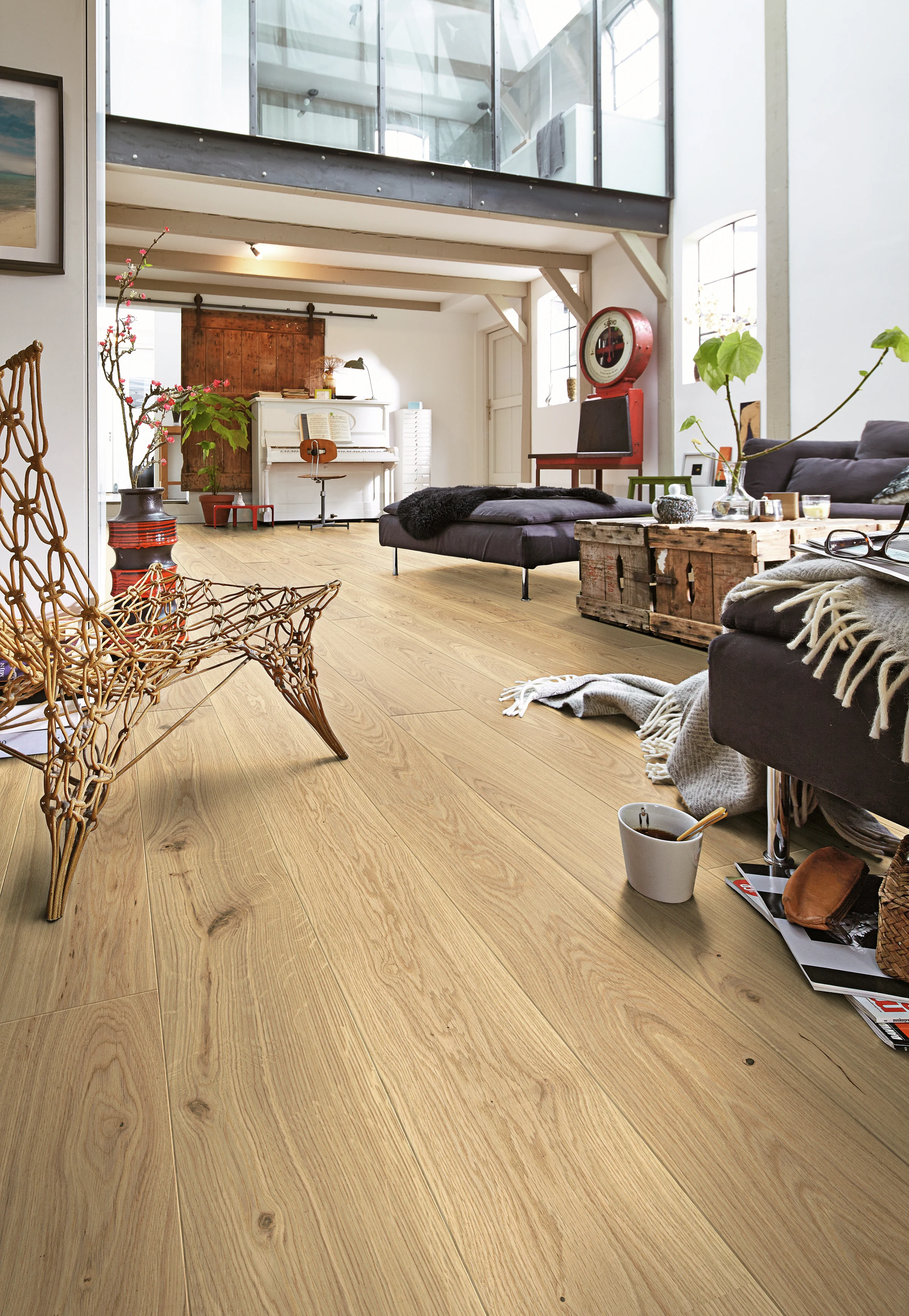 Ambiente instalado de Roble vivo claro natural 9023 MEISTER