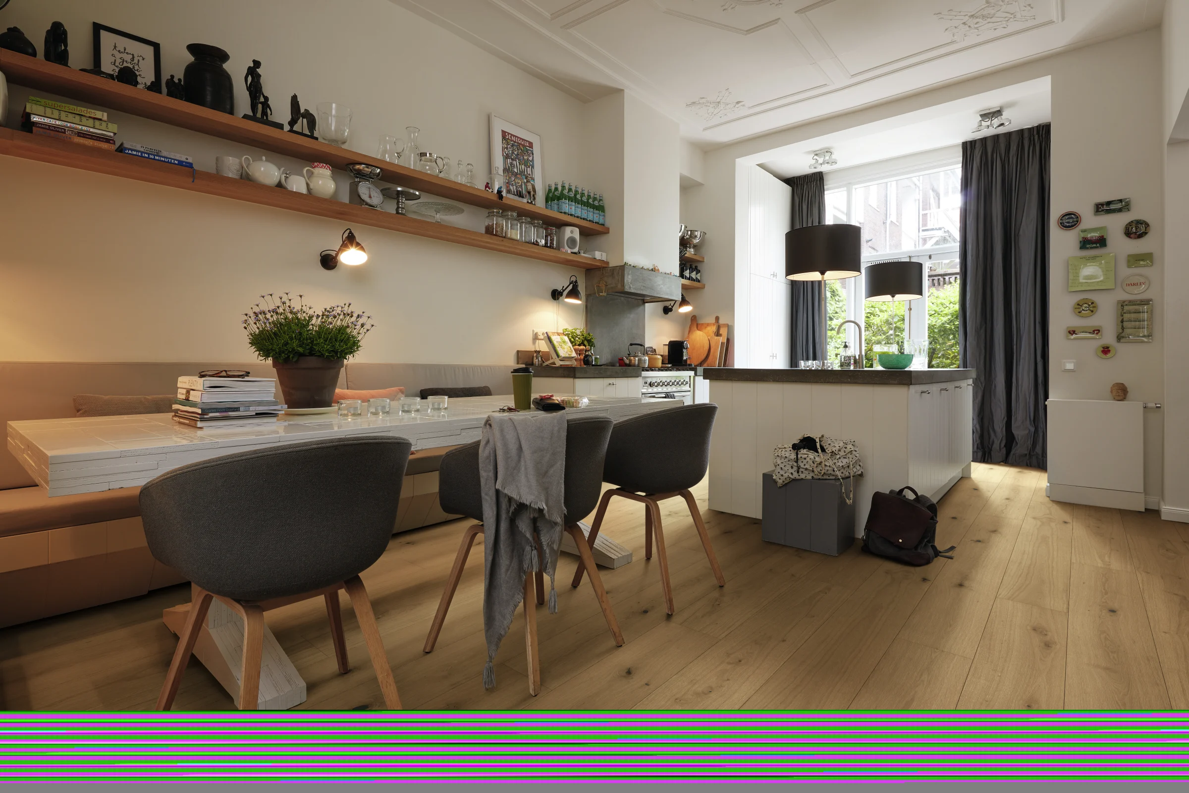 Ambiente instalado de Roble vivo greige 9049 MEISTER